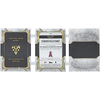Livret de reliques décalcomanies Topps Triple Threads 2020 autographié par Mike Trout des Los Angeles Angels #DAR-MT #5/10