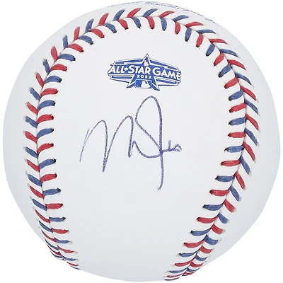 Logo autographié par Mike Trout des Los Angeles Angels pour le match des étoiles 2022