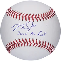 Mike Trout Los Angeles Angels Autographed Baseball with "2012 AL ROY" Inscription