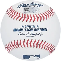 Baseball autographié par Mike Trout des Los Angeles Angels avec l'inscription "KIIIIID"