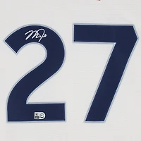 Mike Trout Los Angeles Angels Autographed Cream Nike City Connect Replica Jersey