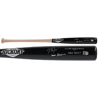Batte de baseball Old Hickory autographiée par Mike Trout des Los Angeles Angels avec l'inscription « War Machine »
