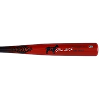Mike Trout Los Angeles Angels a autographié la batte personnalisée Old Hickory MT27 The Goat avec la signature du nom complet