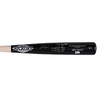 Batte de baseball dédicacée par Mike Trout des Los Angeles Angels avec inscriptions des statistiques de la saison 2012 - Édition limitée #1/1