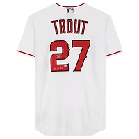 Mike Trout Los Angeles Angels Autographed White Nike Authentic Jersey with "12 AL ROY" Inscription