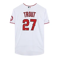 Mike Trout Los Angeles Angels Autographed White Nike Authentic Jersey