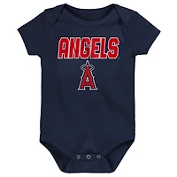 Ensemble de body 3 pièces Outerstuff pour nouveau-né Los Angeles Angels Home Plate