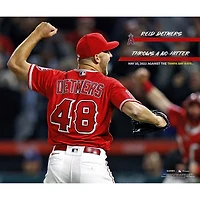 Reid Detmers Los Angeles Angels Unsigned No Hitter Fist Pump Photograph
