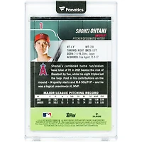 Carte Shohei Ohtani Los Angeles Angels 2022 Topps Stadium Club Photo Variation SP n° 1