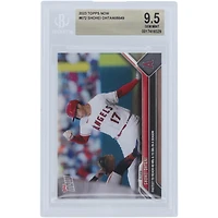 Shohei Ohtani Los Angeles Angels 2023 Topps Now Fastest To Reach 40 HRs & 15 SBs In A Season #672 BGS Authenticated 9.5 Card