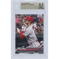 Shohei Ohtani Los Angeles Angels 2023 Topps Now Superstar Does It All In Historic 4 Hit Game #294 BGS Authenticated 9.5 Card