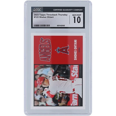Shohei Ohtani Los Angeles Angels 2023 Topps Throwback Thursday #122 CGC Authenticated Card
