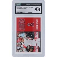 Shohei Ohtani Los Angeles Angels 2023 Topps Throwback Thursday #122 CGC Authenticated 9.5 Card