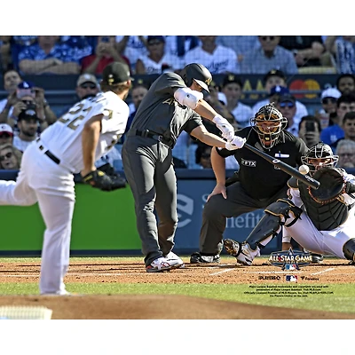 Shohei Ohtani Los Angeles Angels Unsigned Hits a Single the 2022 MLB All-Star Game Photograph