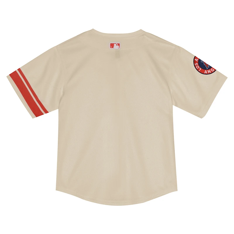 Toddler Nike  Natural Los Angeles Angels City Connect Team Limited Jersey