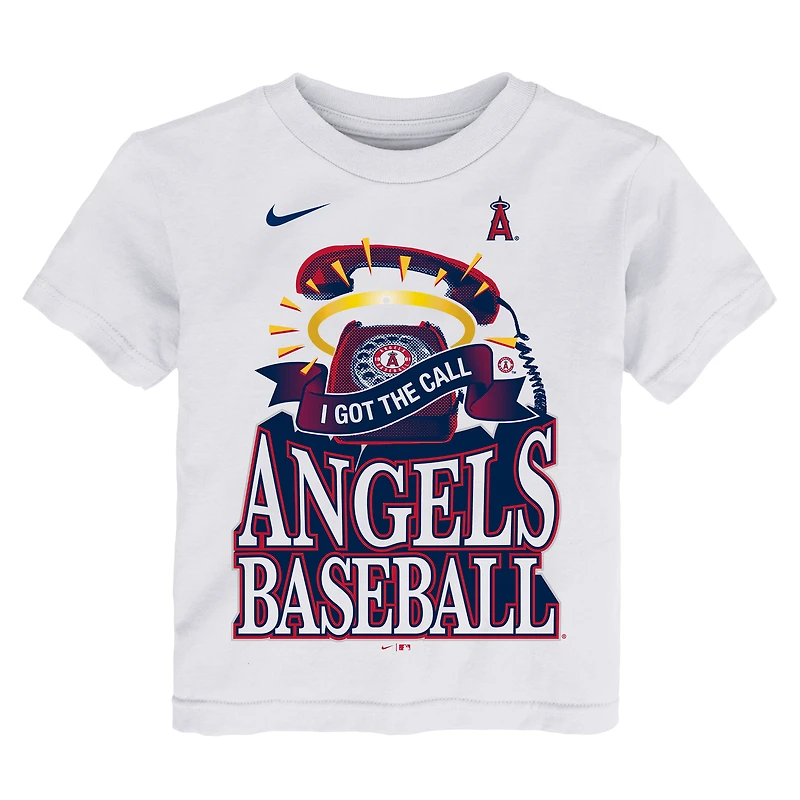 Toddler Nike White Los Angeles Angels Hometown Local Collection T-Shirt