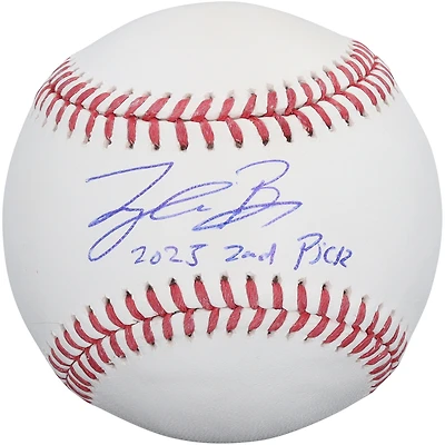Balle de baseball autographiée par Tyler Bremner des Angels de Los Angeles avec inscription « 2e choix de 2025 »