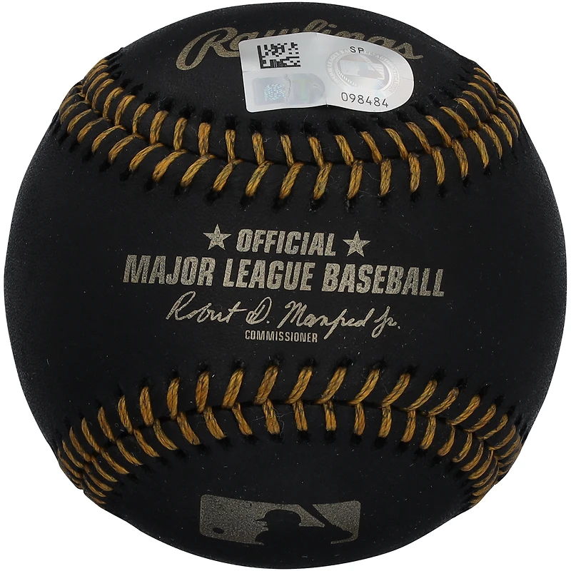 Tyler Bremner Los Angeles Angels Autographed Black Leather Baseball