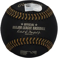 Tyler Bremner Los Angeles Angels Autographed Black Leather Baseball