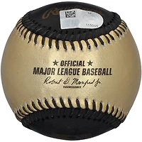 Tyler Bremner Los Angeles Angels Autographed Gold & Black Leather Baseball
