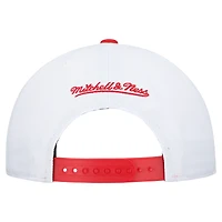 Casquette ajustable unisexe Mitchell & Ness blanche Los Angeles Angels Basic Coop Pro