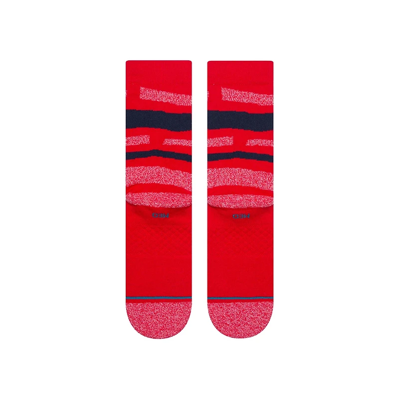 Chaussettes unisexes Stance Los Angeles Angels Squeeze Tri-Blend Knit Crew