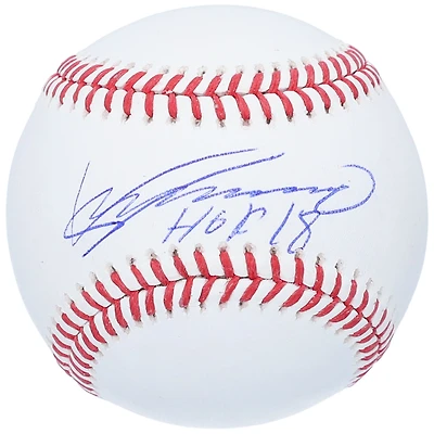 Vladimir Guerrero Los Angeles Angels Autographed Baseball with "HOF 18" Inscription