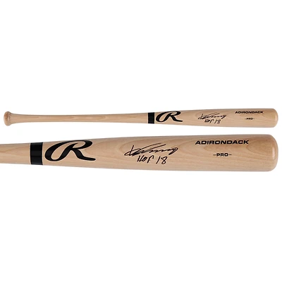 Vladimir Guerrero Los Angeles Angels Autographed Blonde Rawlings Pro Bat with "HOF 18" Inscription