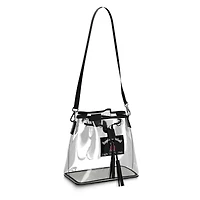 WEAR by Erin Andrews Los Angeles Angels Clear Stadium Bucket Purse