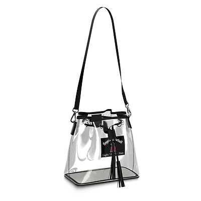 WEAR by Erin Andrews Los Angeles Angels Clear Stadium Bucket Purse