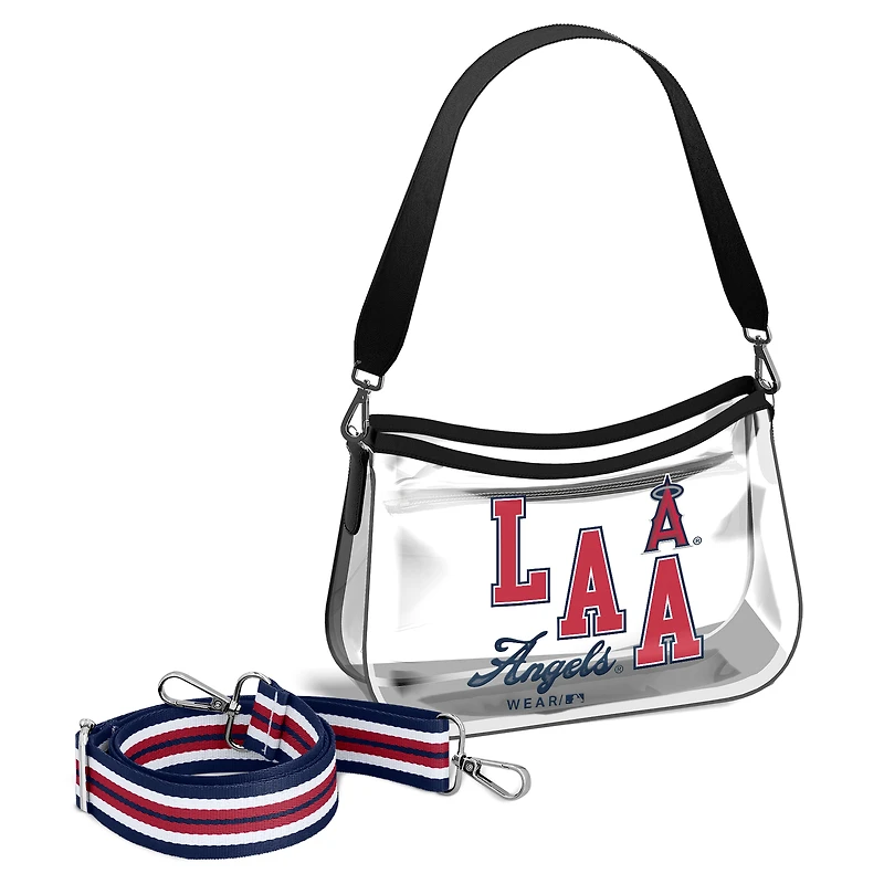 Mini sac à main transparent Stadium des Los Angeles Angels de WEAR by Erin Andrews