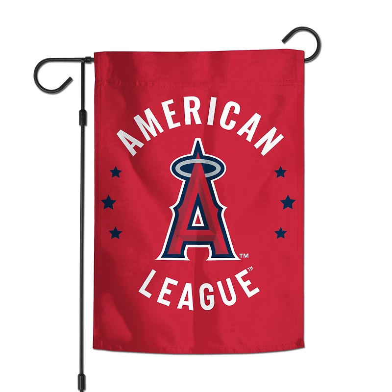 Drapeau de jardin double face WinCraft Los Angeles Angels 12" x 18" America 250