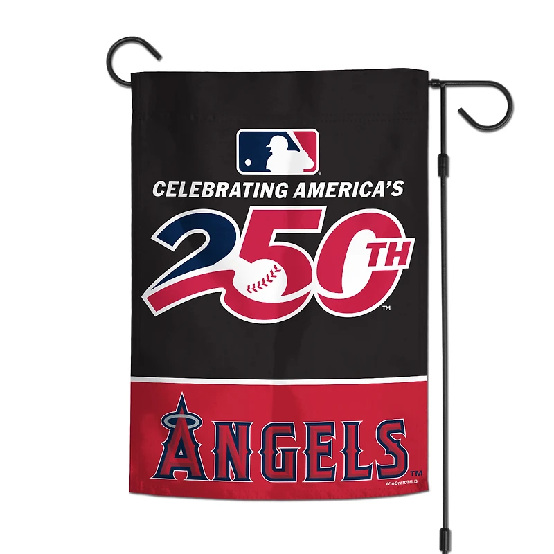 WinCraft Los Angeles Angels 12" x 18" Double-Sided America 250 Garden Flag