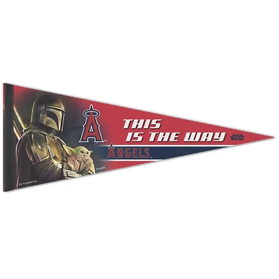 WinCraft Los Angeles Angels 12" x 30" Premium Quality Star Wars the Mandalorian Pennant