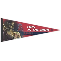 WinCraft Los Angeles Angels 12" x 30" Premium Quality Star Wars the Mandalorian Pennant