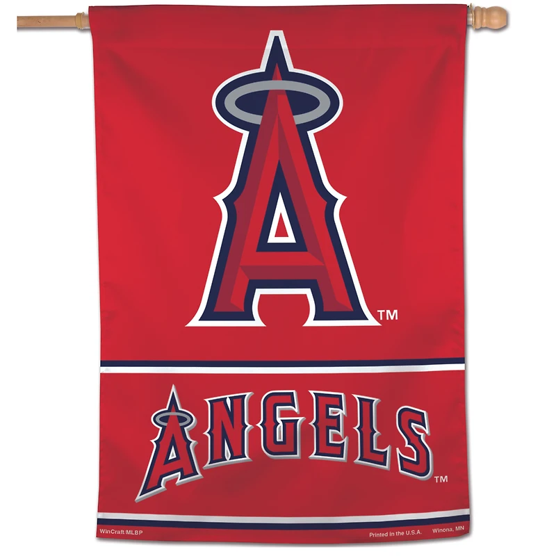 Bannière verticale simple face WinCraft Los Angeles Angels 28" x 40"