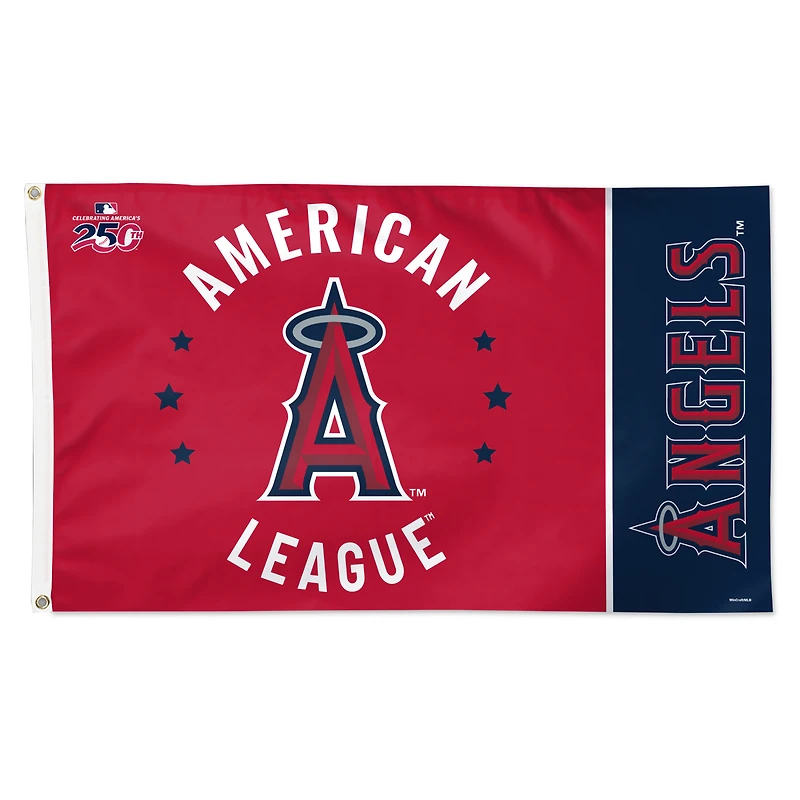 WinCraft Los Angeles Angels 3' x 5' One-Sided America 250 Deluxe Flag