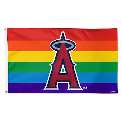 WinCraft Los Angeles Angels 3' x 5' Single-Sided Deluxe Team Pride Flag