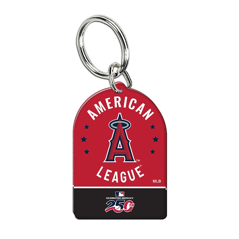 WinCraft Los Angeles Angels America 250 Premium Acrylic Key Ring