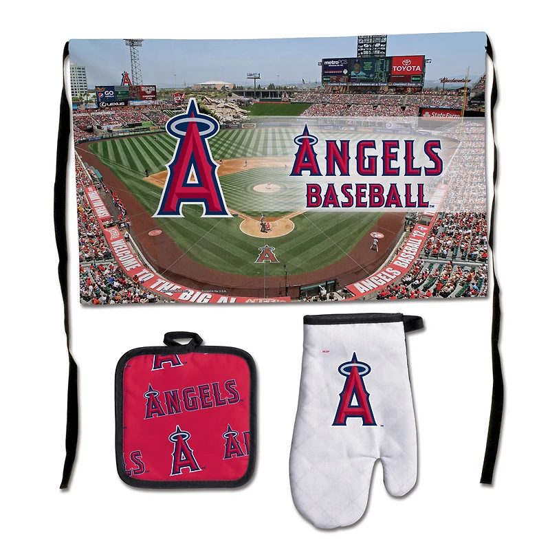 Ensemble de barbecue WinCraft Los Angeles Angels Deluxe