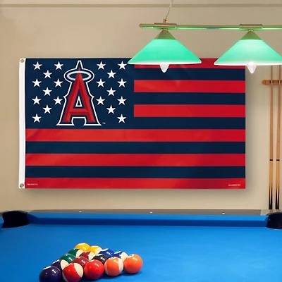 WinCraft Los Angeles Angels Deluxe Stars & Stripes Drapeau 3' x 5'