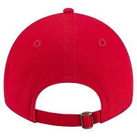 Women's New Era  Red Los Angeles Angels Preppy Team 9TWENTY Adjustable Hat