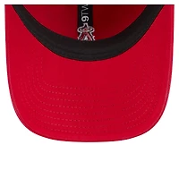 Women's New Era  Red Los Angeles Angels Preppy Team 9TWENTY Adjustable Hat