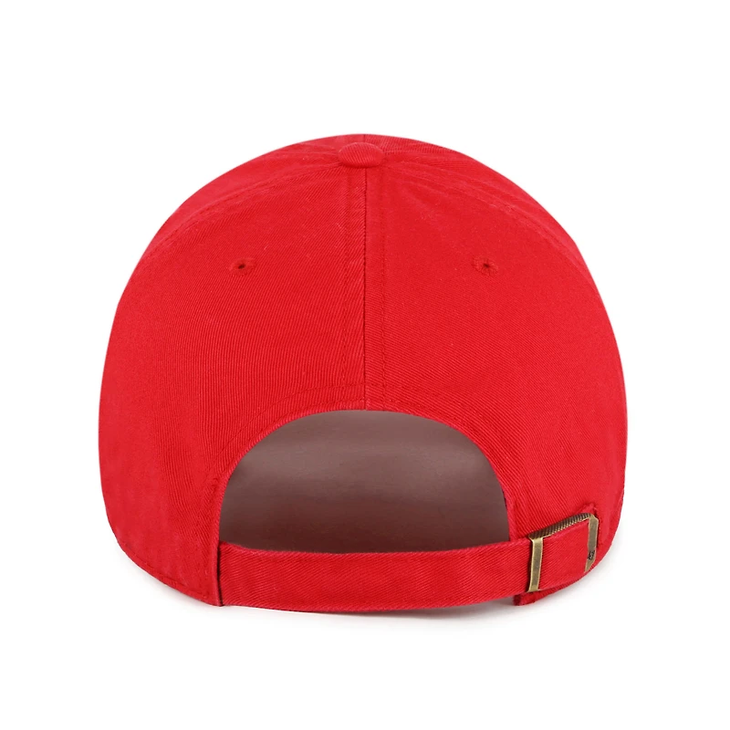 Women's '47 Red Los Angeles Angels Ariana Clean Up Adjustable Hat