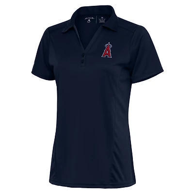 Women's Antigua Navy Los Angeles Angels Logo Tribute Polo