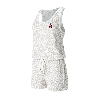 Women's Concepts Sport Cream Los Angeles Angels Montana Hacci Knit Romper