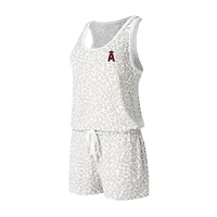 Women's Concepts Sport Cream Los Angeles Angels Montana Hacci Knit Romper