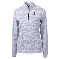 Pull-over extensible à imprimé camouflage Traverse pour femme, couleur anthracite, Cutter & Buck, Los Angeles Angels