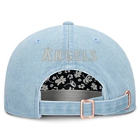 Women's Fanatics  Denim Los Angeles Angels Roped Adjustable Hat