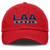 Women's Fanatics Red Los Angeles Angels Fly Out Adjustable Hat